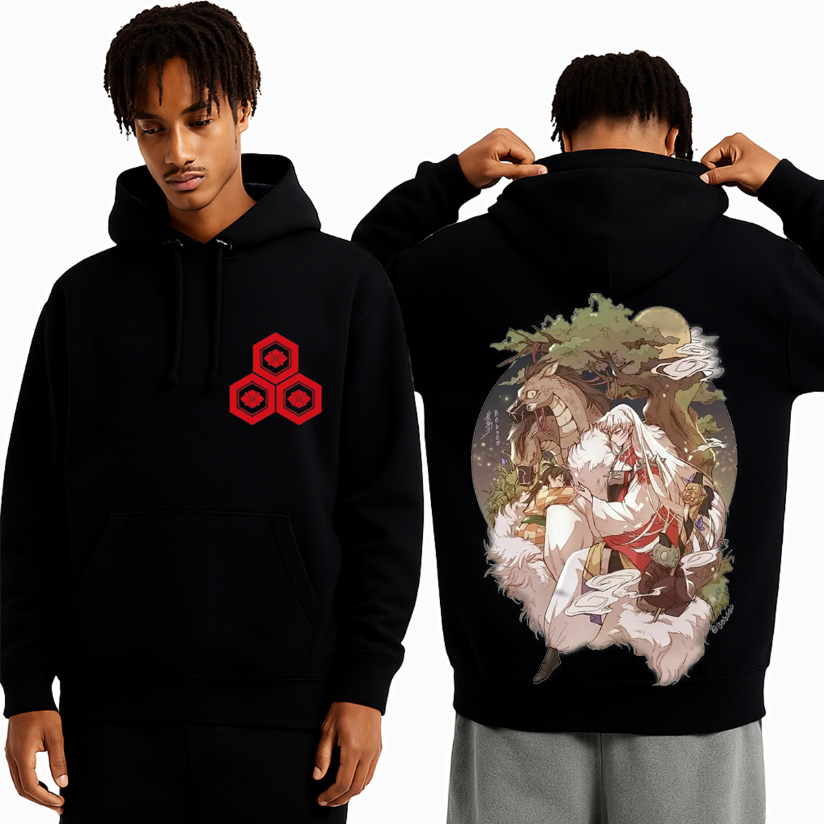 Inuyasha Sesshomaru Vintage Oversized T-shirt/Crewneck/Hoodie