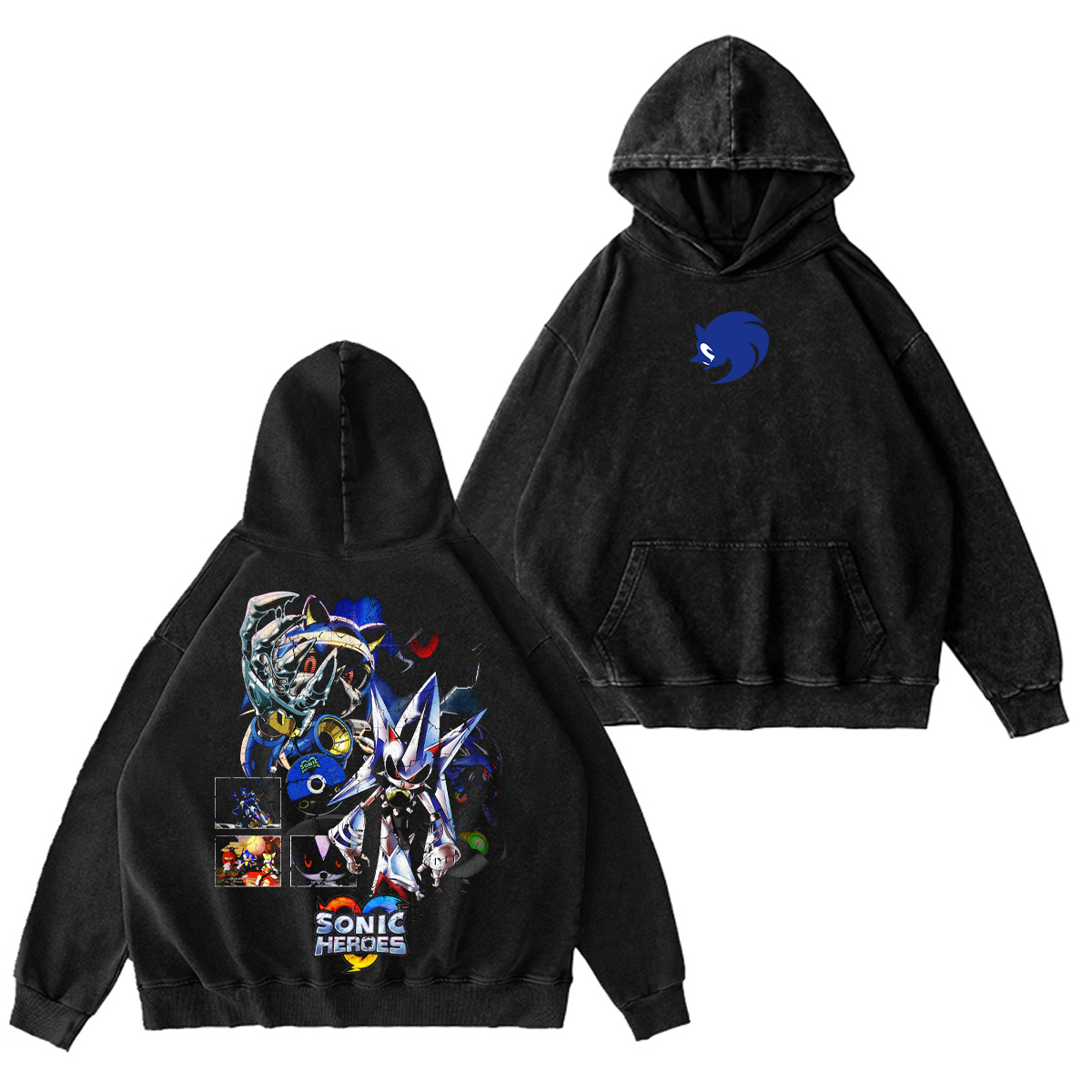 Sonic Heroes Vintage Washed T-shirt/Crewneck/Hoodie