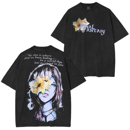 Final Fantasy Game Washed T-shirt/Crewneck/Hoodie
