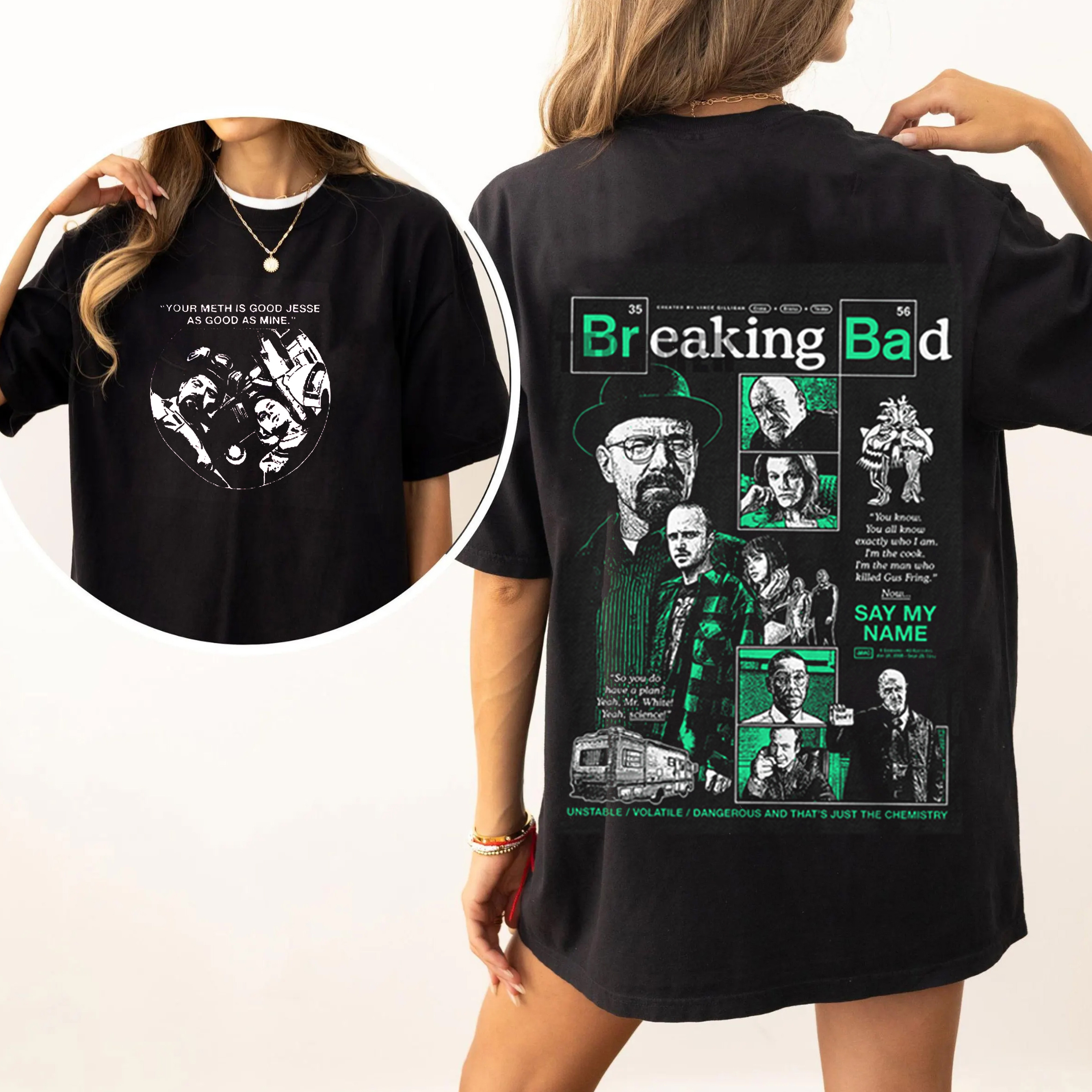 Breaking Bad Oversized Washed T-shirt/Crewneck/Hoodie