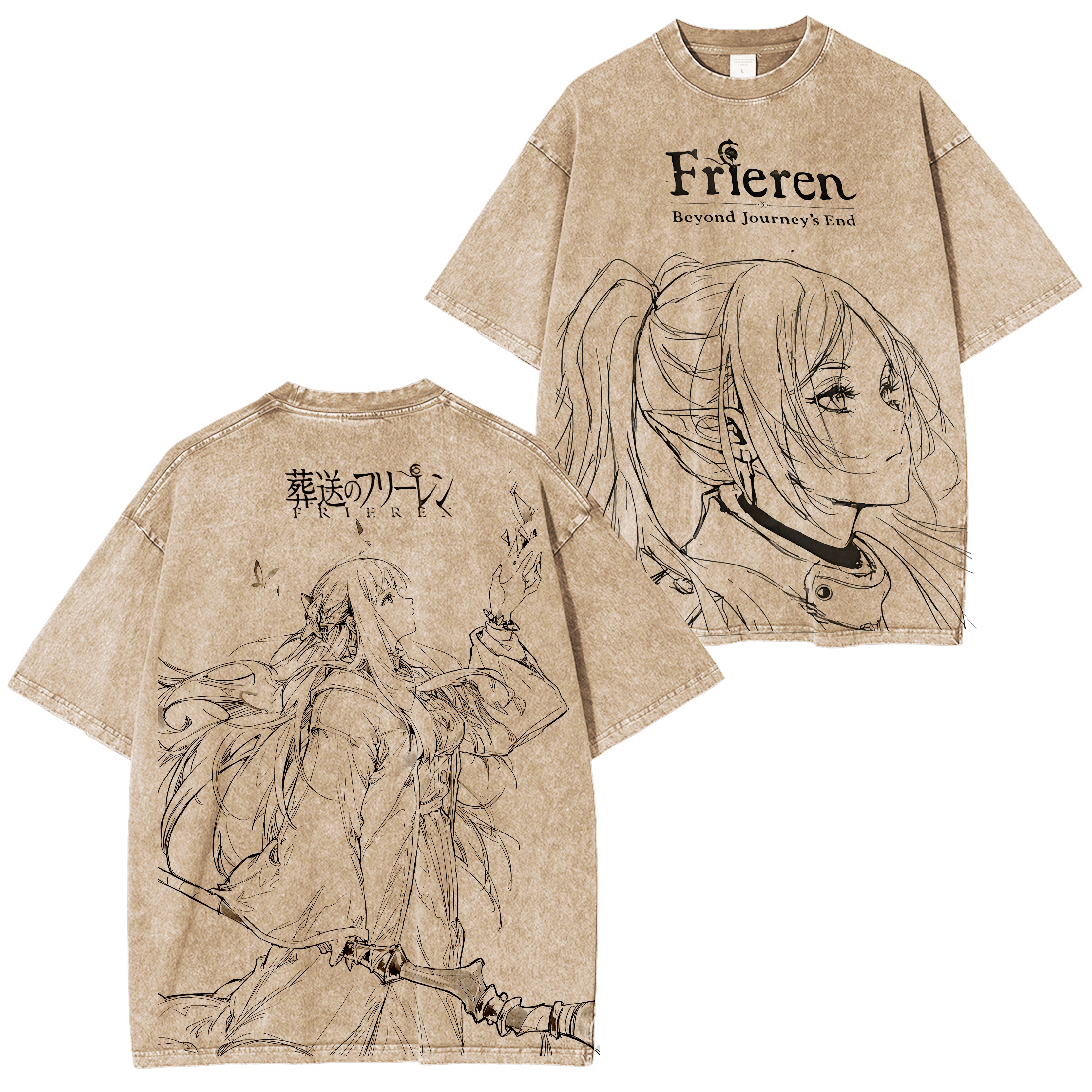 Frieren: Beyond Journey's End Vintage Washed Tee