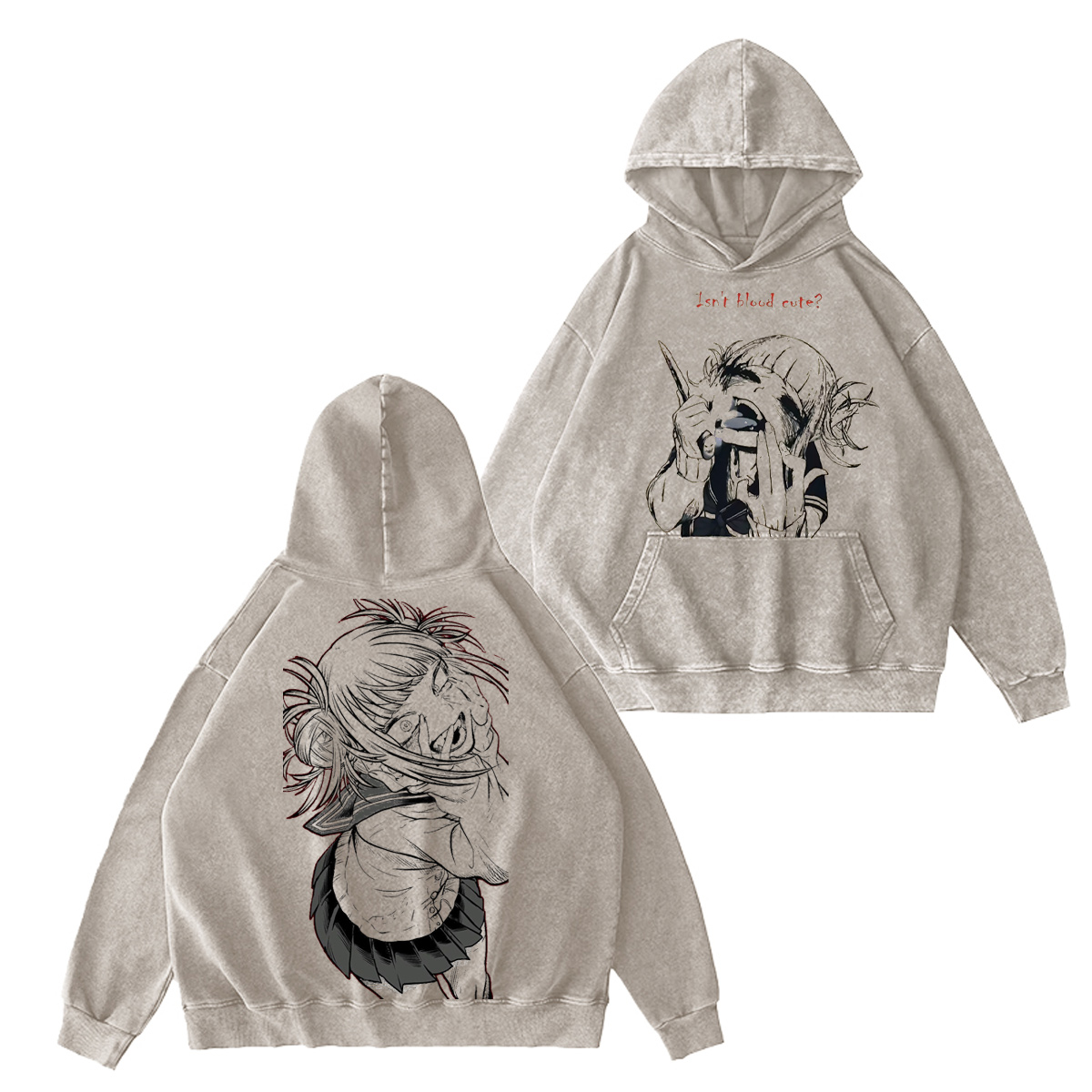 Himiko Toga My Hero Academia Anime Vintage Oversized T-shirt/Crewneck/Hoodie