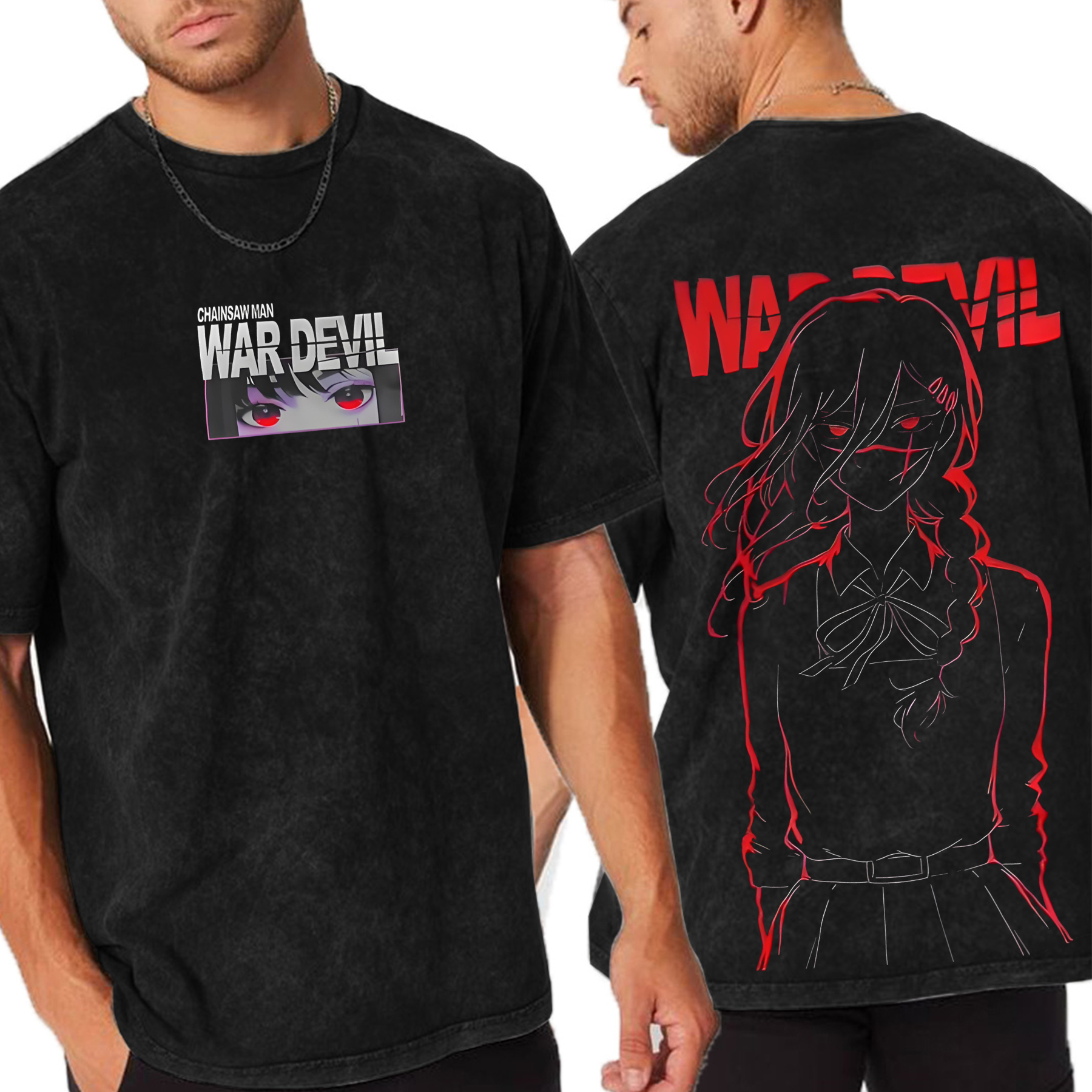 War Devil unleashed Dual print T-Shirt