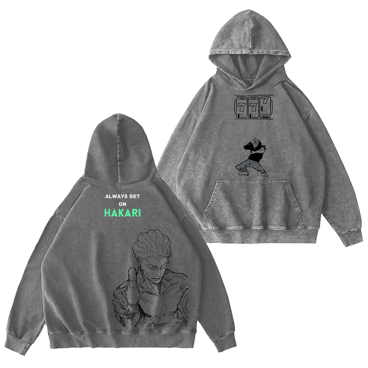 Hakari Kinji Jujutsu Kaisen Washed T-shirt/Crewneck/Hoodie