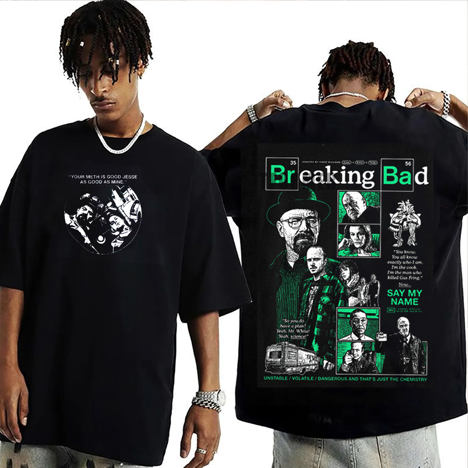 Breaking Bad Oversized Washed T-shirt/Crewneck/Hoodie