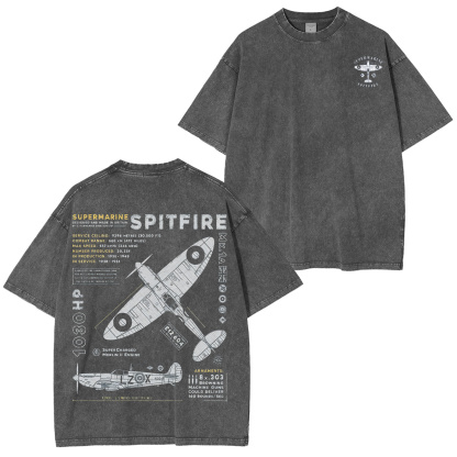 Supermarine Spitfire MK1 Oversized T-shirt/Crewneck/Hoodie
