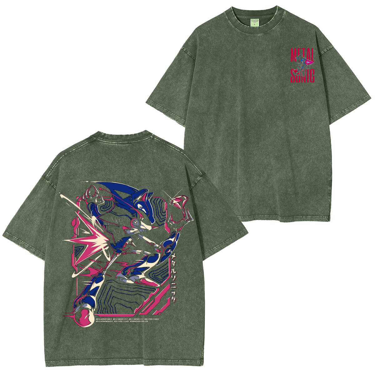 Metal Sonic Sonic the Hedgehog Oversized T-shirt/Crewneck/Hoodie