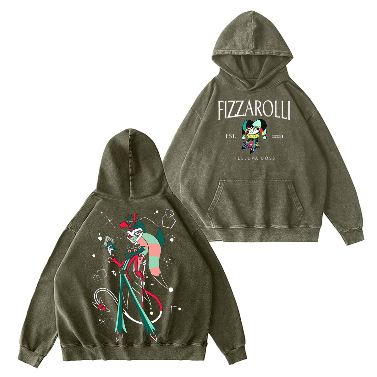 Fizzarolli Helluva Boss Oversized T-shirt/Crewneck/Hoodie