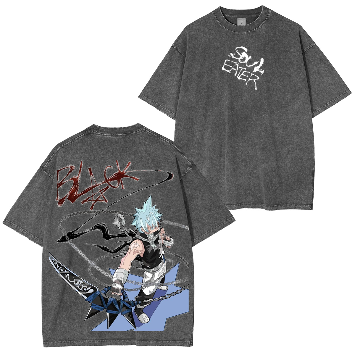 Soul Eate Black Star Oversized T-shirt/Crewneck/Hoodie