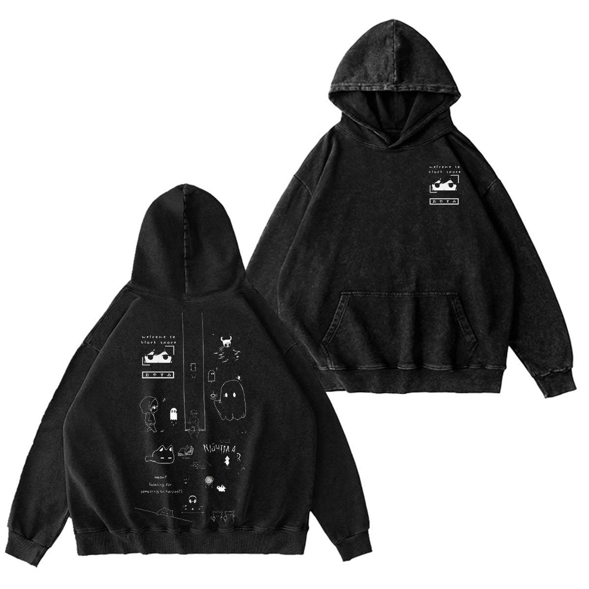 Black Space Omori Oversized T-shirt/Crewneck/Hoodie