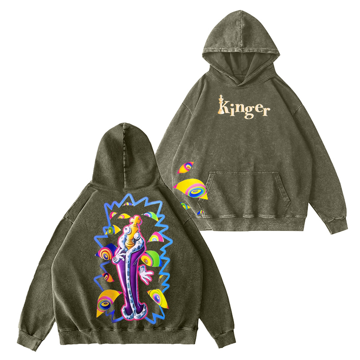 Kinge The Amazing Digital Circus Oversized T-shirt/Crewneck/Hoodie