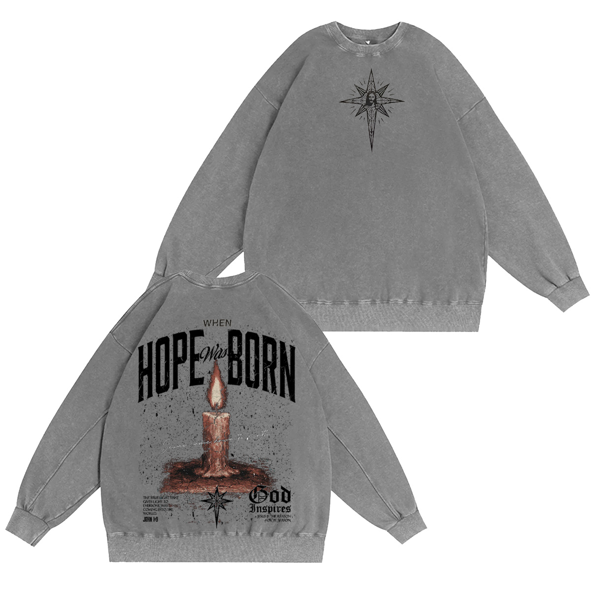 Hope Was Born Oversized T-shirt/Crewneck/Hoodie