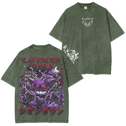 Lavender Town x Gengar Oversized T-shirt/Crewneck/Hoodie