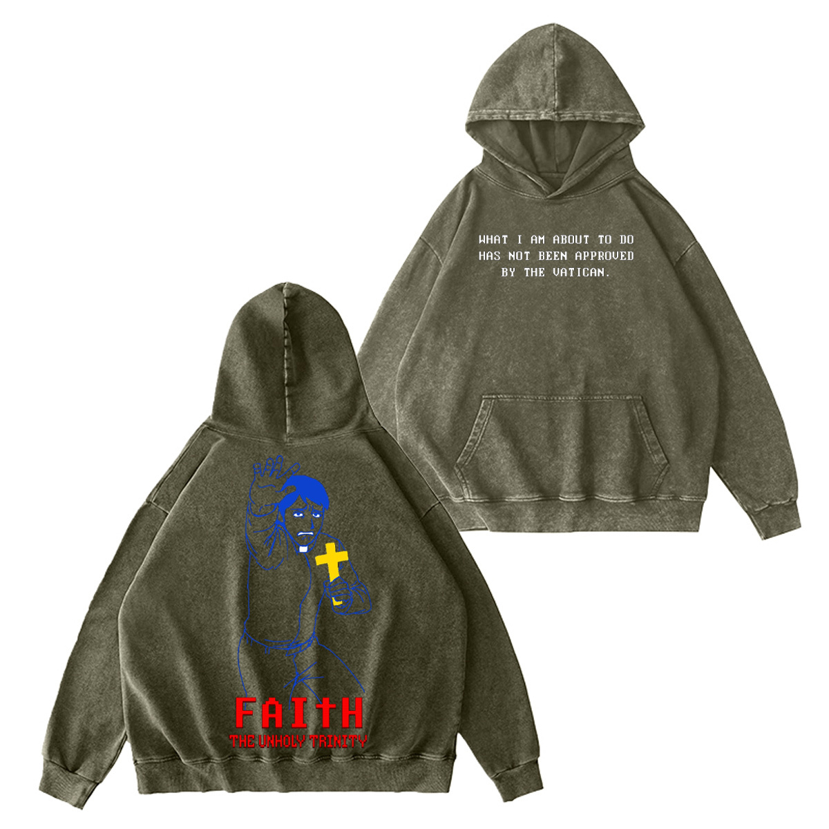 FAITH The Unholy Trinity Oversized T-shirt/Crewneck/Hoodie