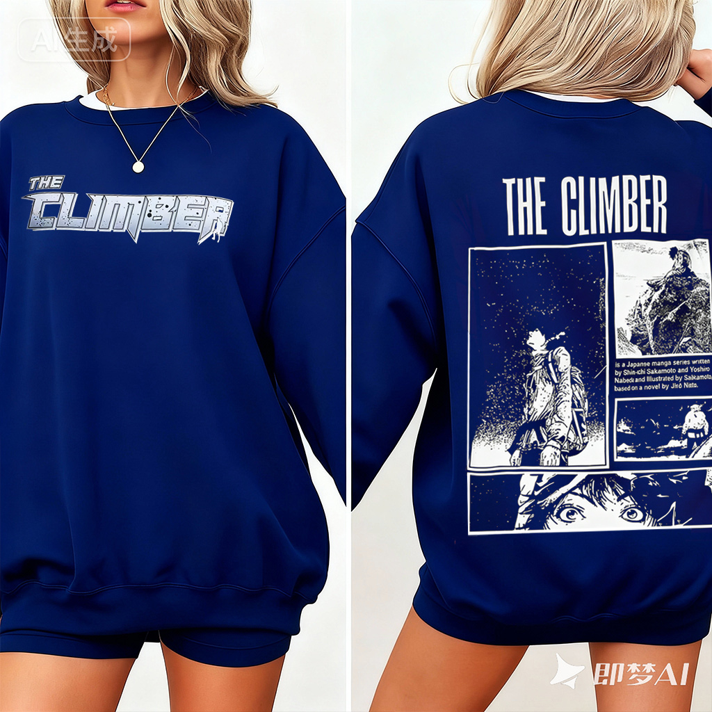 The Climber Manga Oversized Washed T-shirt/Crewneck/Hoodie