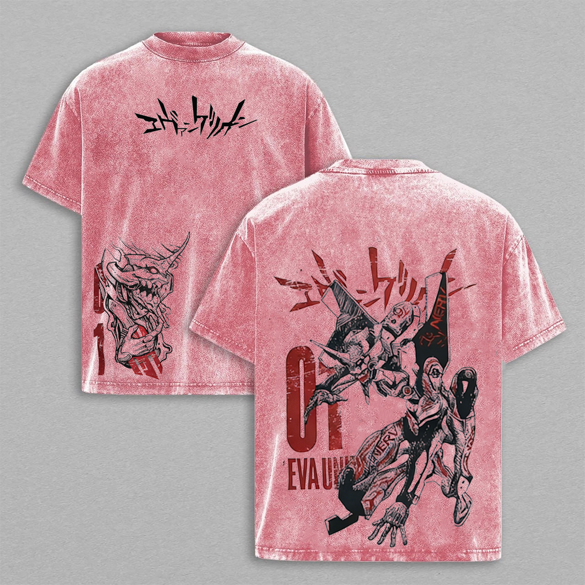 Neon Genesis Evangelion Anime Washed T-shirt/Crewneck/Hoodie