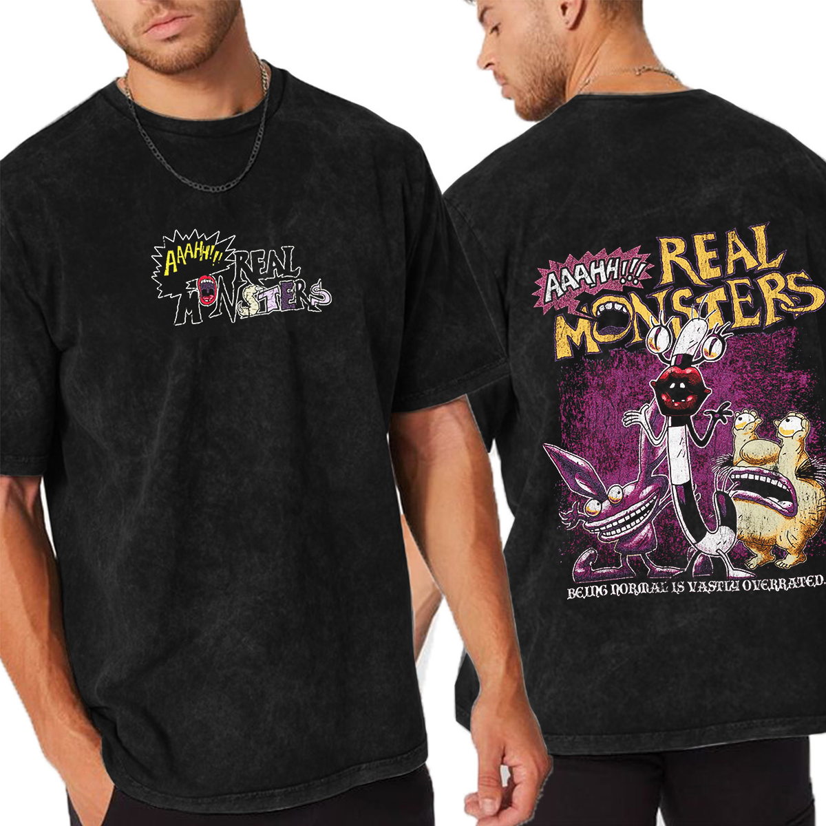 AHH! Real Monsters Washed T-shirt/Crewneck/Hoodie