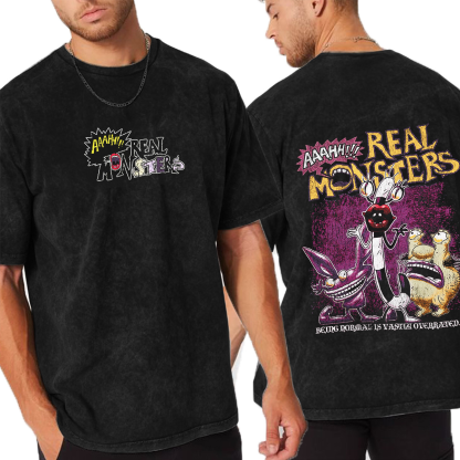 AHH! Real Monsters Washed T-shirt/Crewneck/Hoodie