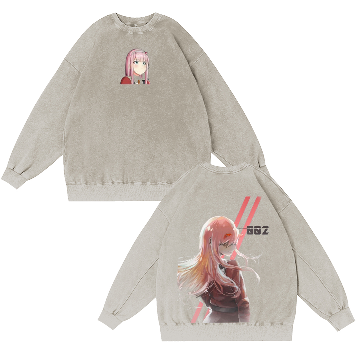 DARLING in the FRANXX Washed T-shirt/Crewneck/Hoodie
