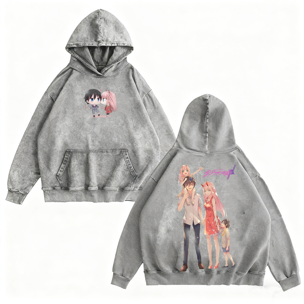 DARLING in the FRANXX Washed T-shirt/Crewneck/Hoodie