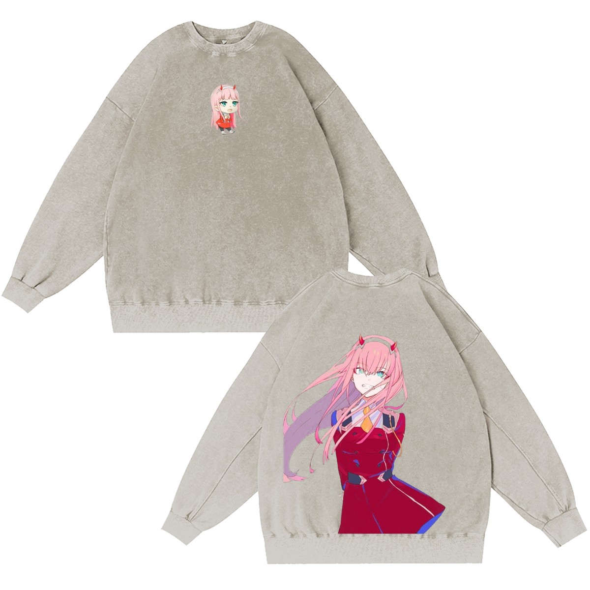 DARLING in the FRANXX Washed T-shirt/Crewneck/Hoodie