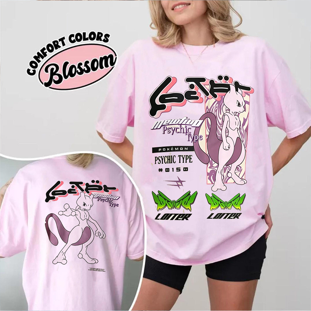 Pokémon By Loiter Mewtwo Unisex Shirts/Crewneck/Hoodie