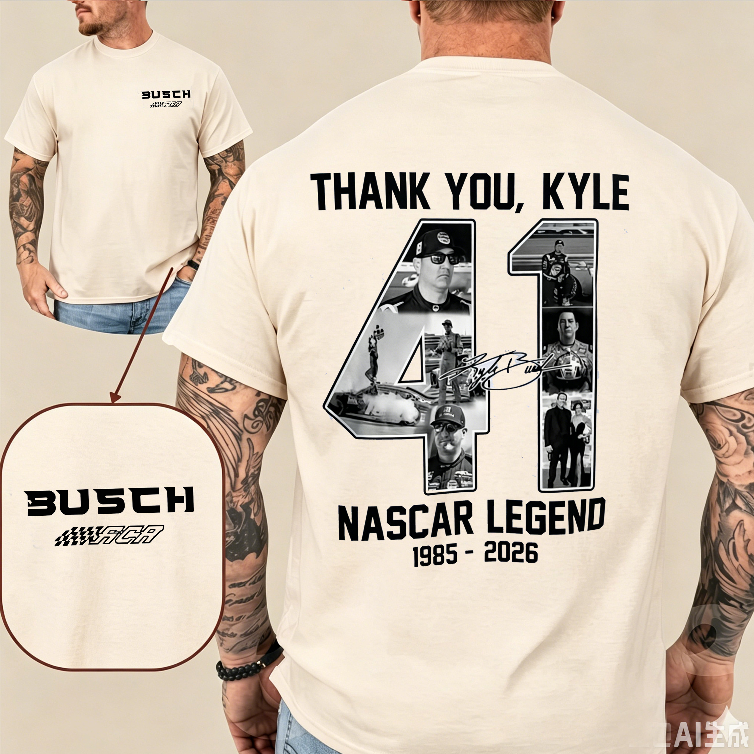RIP Kyle Busch Unisex Shirts/Crewneck/Hoodie