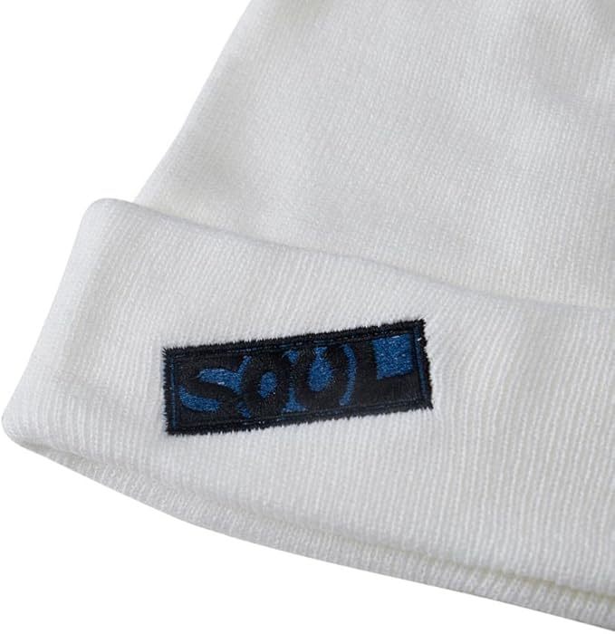 VEECOOCOS Soul Eater Knitted Hat Embroidered Beanie Cap Soul Eater Cosplay Hat