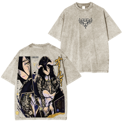 Overlord Albedo Vintage Washed T-shirt/Crewneck/Hoodie