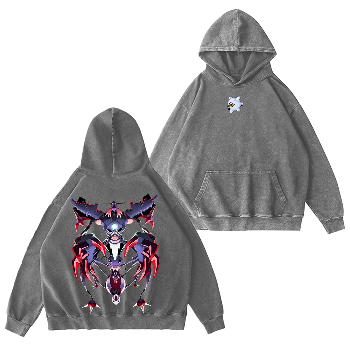 Digimon Anime Double Vintage Washed T-shirt/Crewneck/Hoodie