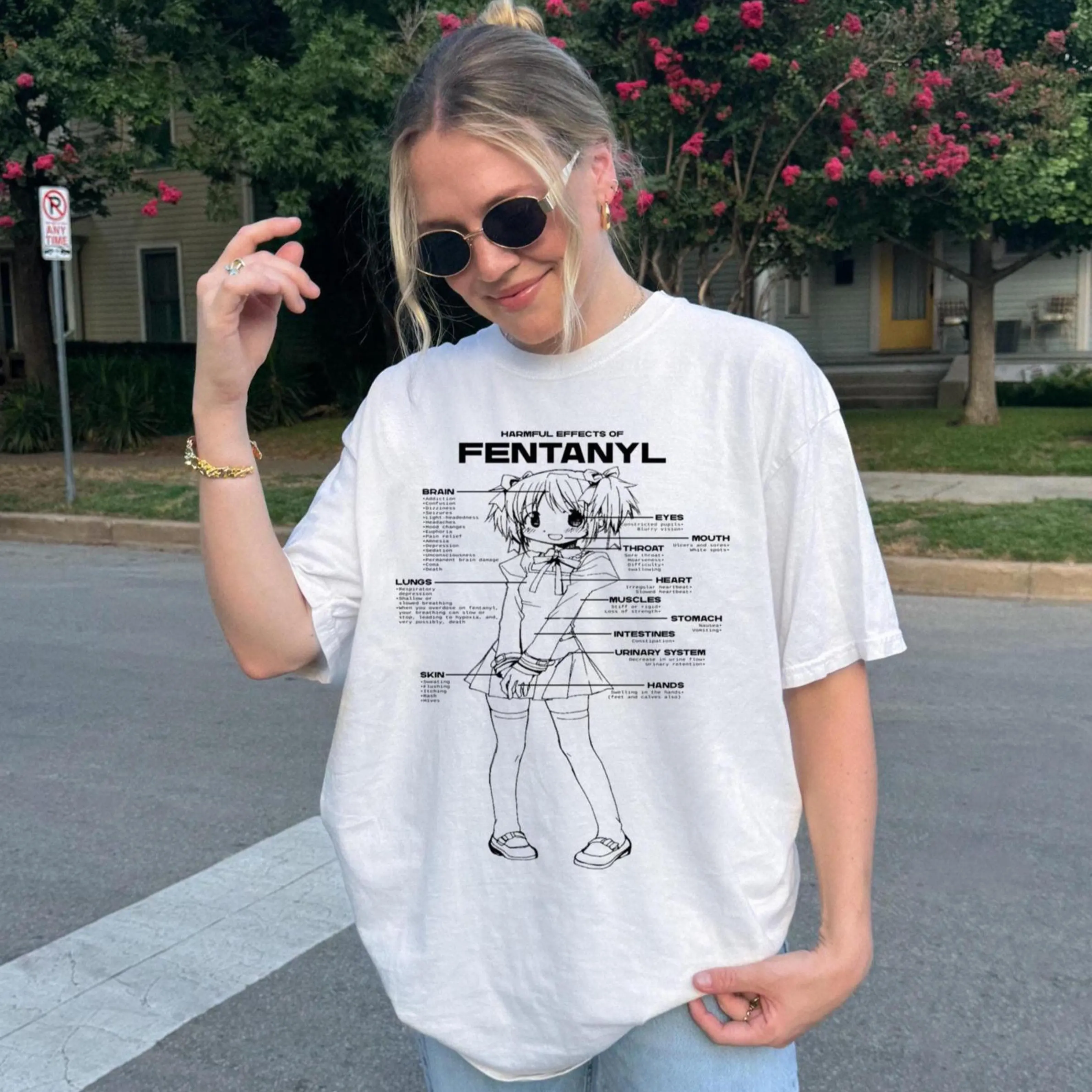 Fentanyl Madoka Oversize Unisex Shirts/Crewneck/Hoodie