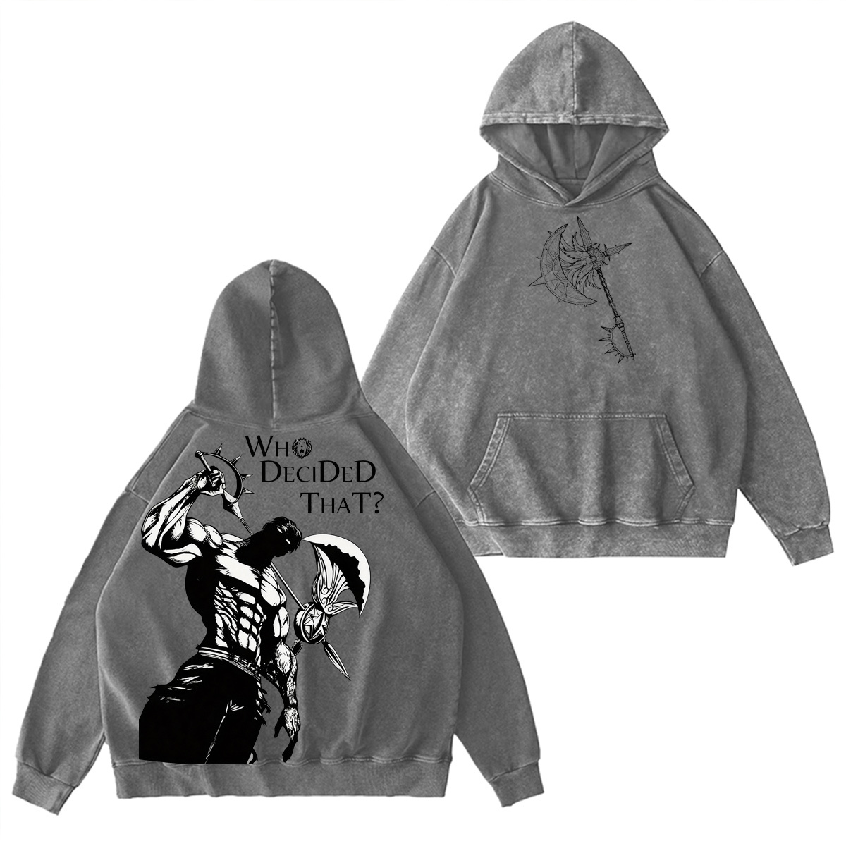 EscanorSevenDeadlySins  Oversized Washed T-shirt/Crewneck/Hoodie