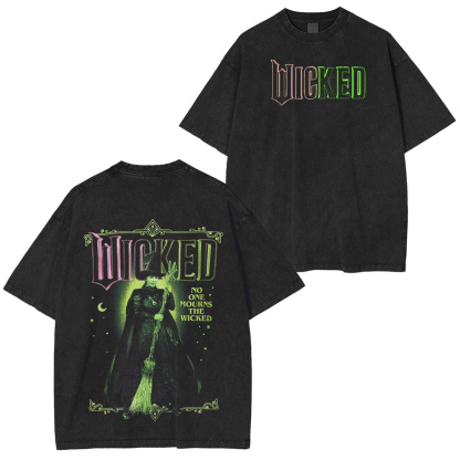 Wicked Elphaba Portrait Women's Oversized Washed T-shirt/Crewneck/Hoodie