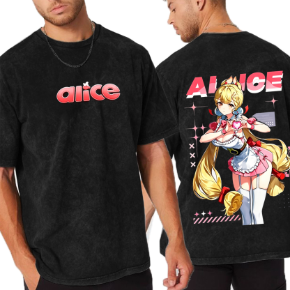 Zenless Zone Zero Oversized Unisex Washed T-Shirt