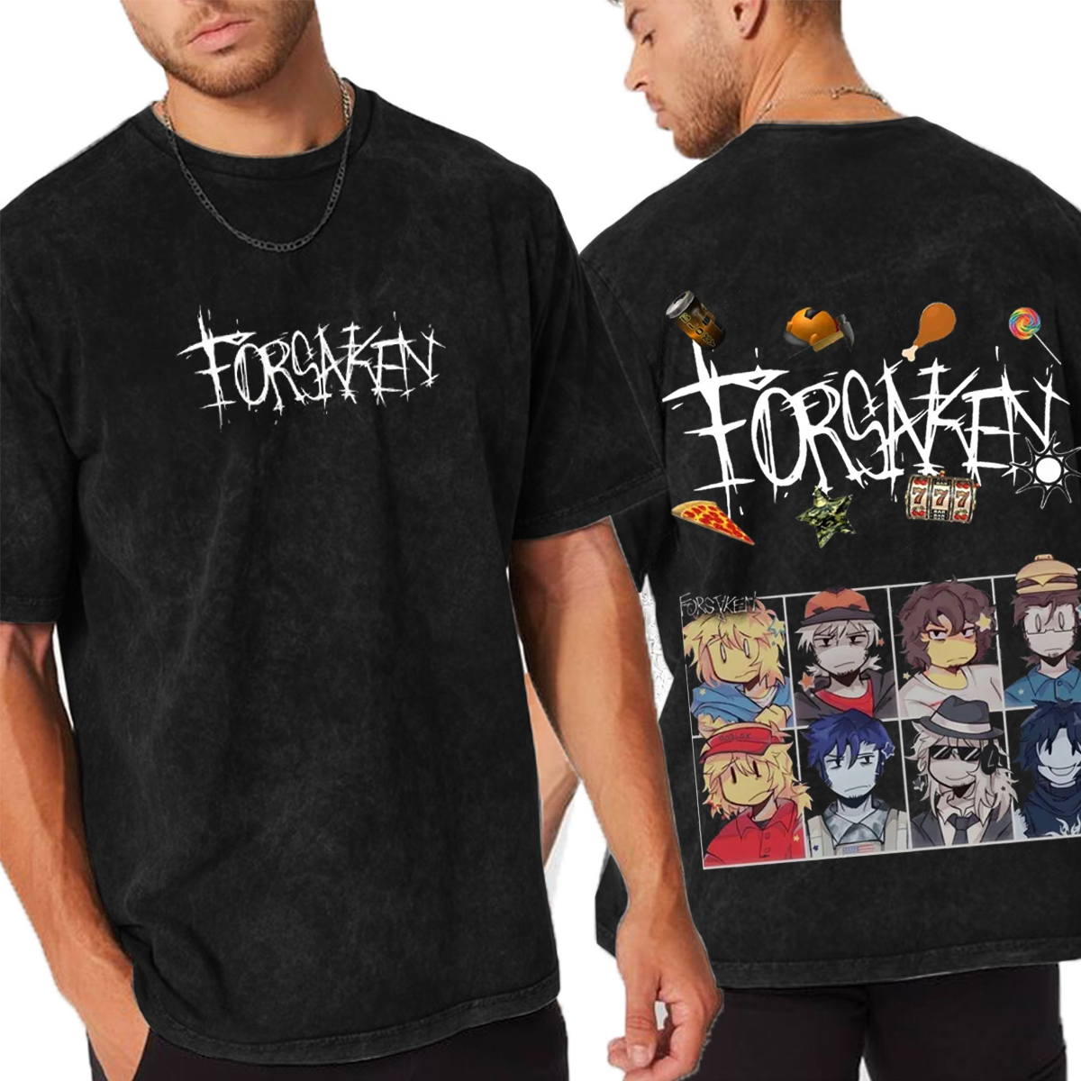 Forsaken Oversized Unisex Washed T-Shirt