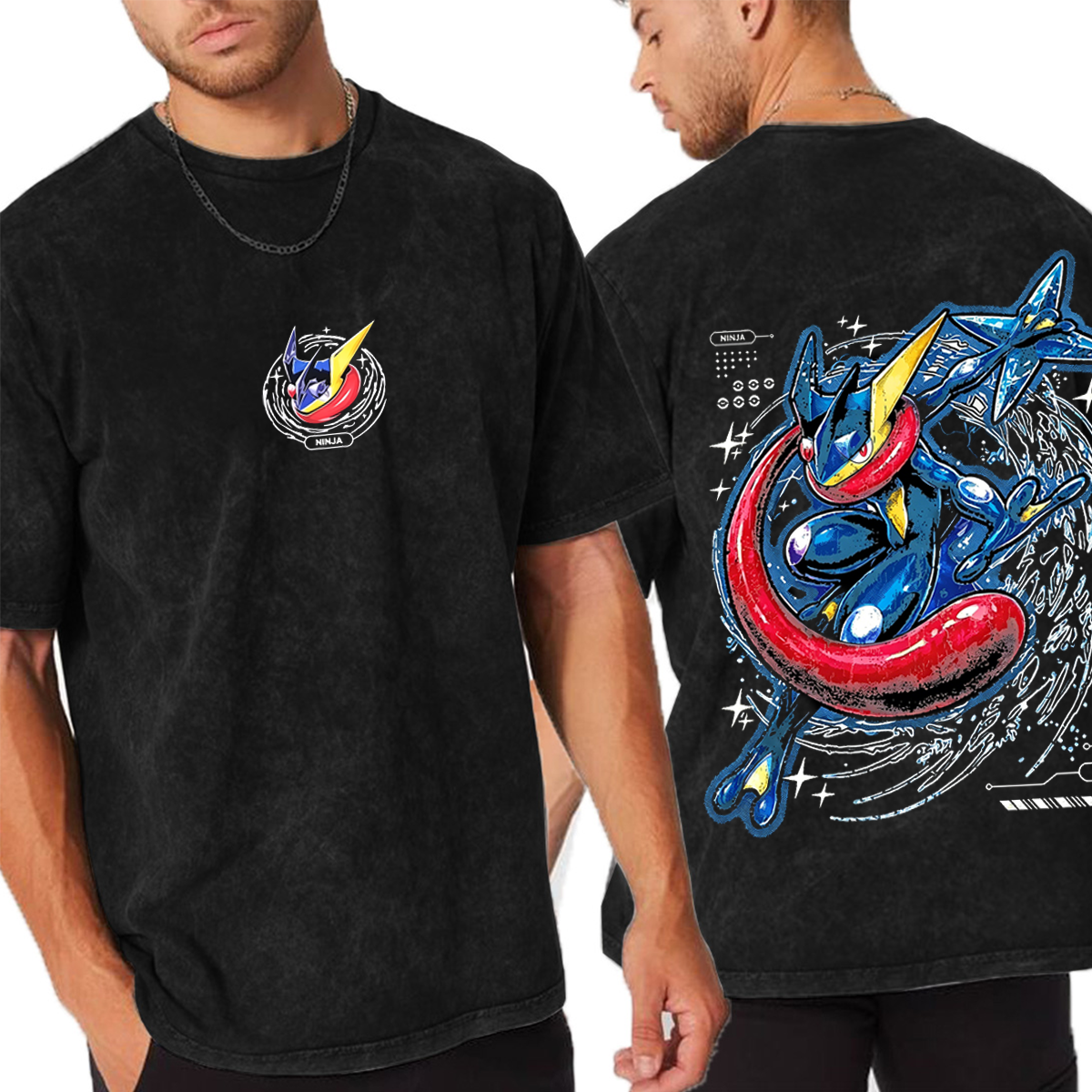 Greninja Oversized Unisex Washed T-Shirt