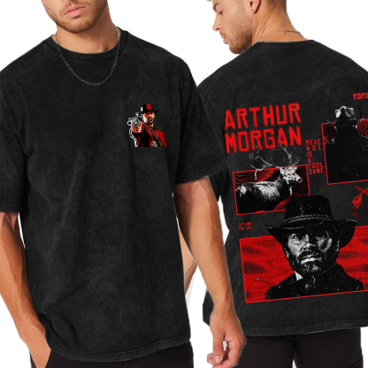 Red Dead Redemption 2  Unisex Washed T-Shirt