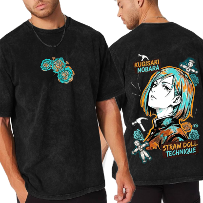 Nobara Kugisaki Jujutsu Kaisen Unisex Washed T-Shirt
