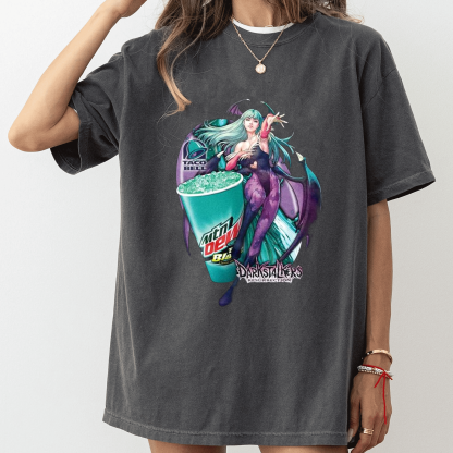 Taco Bell Baja Blast Darkstalkers Resurrection Oversized T-shirt/Crewneck/Hoodie