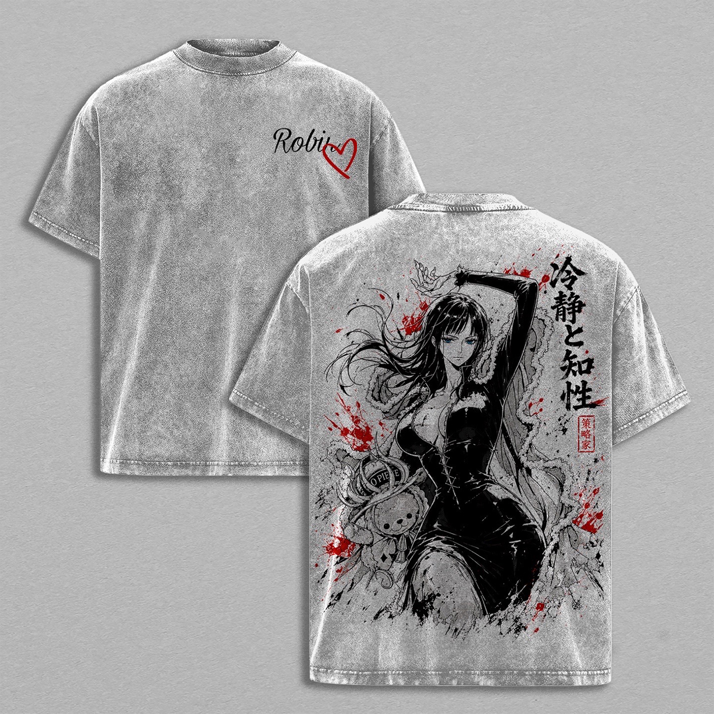 One Piece Nicorobin? ?Washed T-shirt/Crewneck/Hoodie