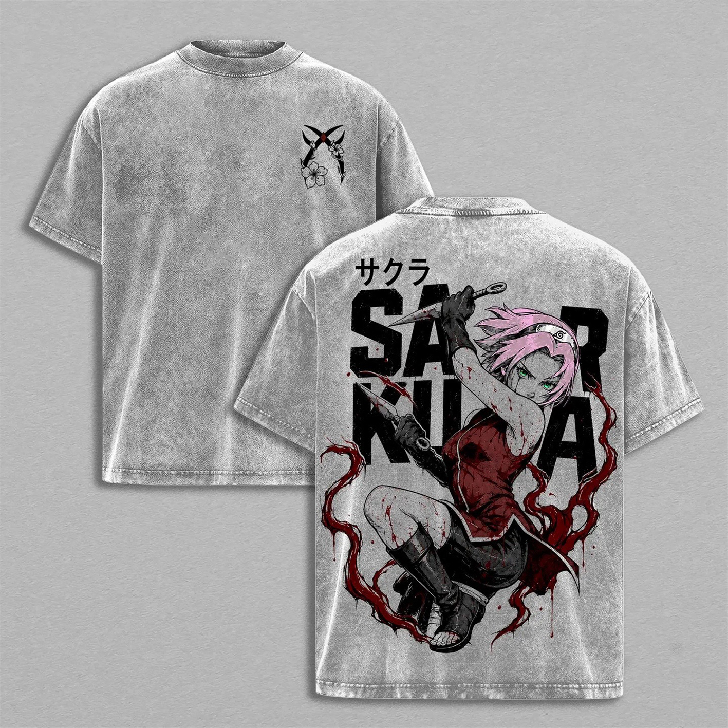 Naruto Hinata Hyuga Washed T-shirt/Crewneck/Hoodie