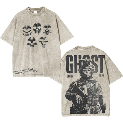 Simon Ghost Riley Unisex Washed T-Shirt