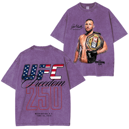 Justin Ray Gaethje UFC Freedom Collection Unisex Washed T-Shirt
