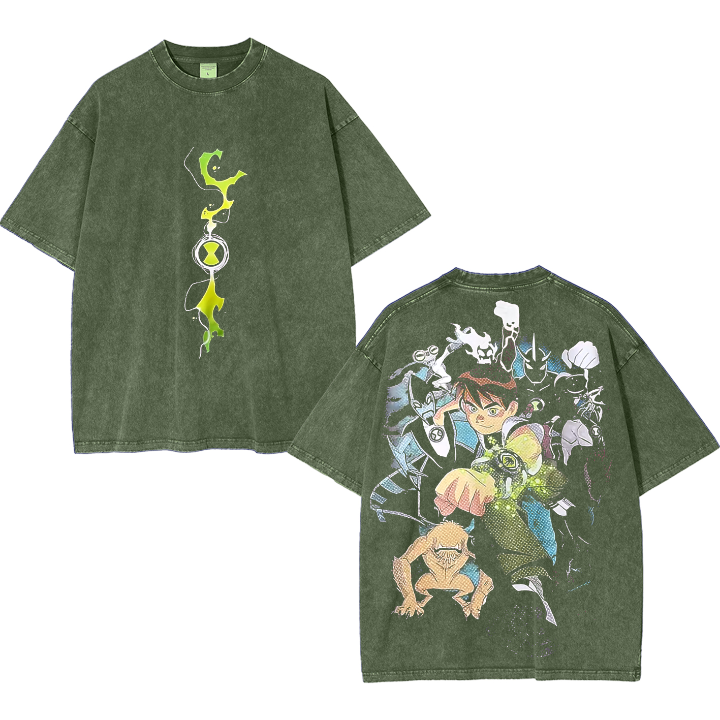Ben 10  Washed T-shirt/Crewneck/Hoodie