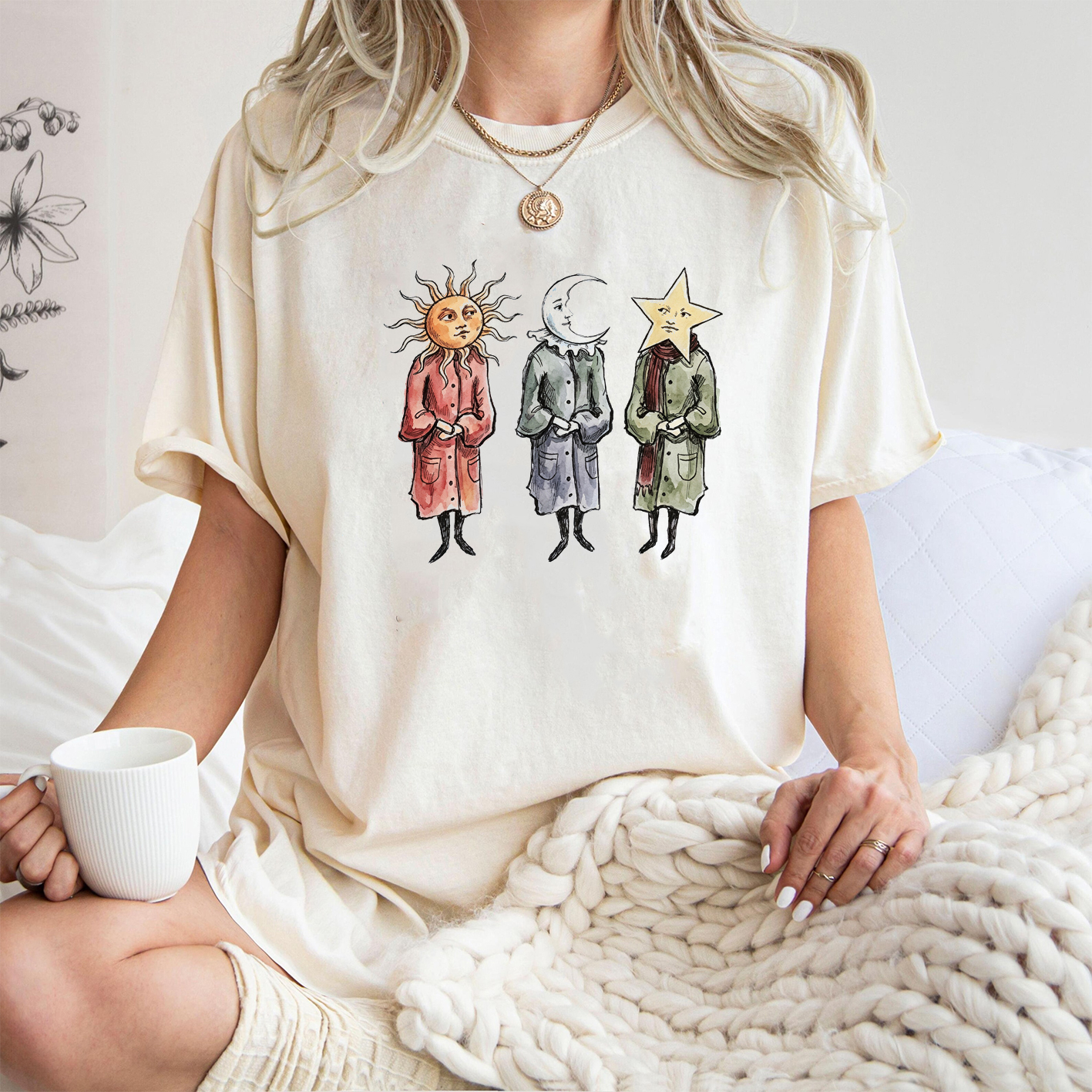 Three Stars And A Sun Unisex T-shirt/Crewneck/Hoodie