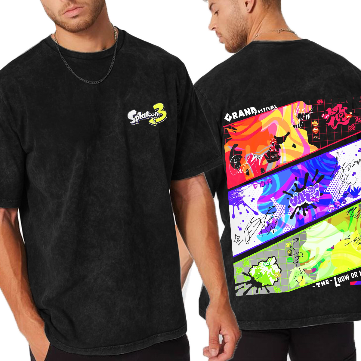 Splatoon 3 Washed T-Shirt