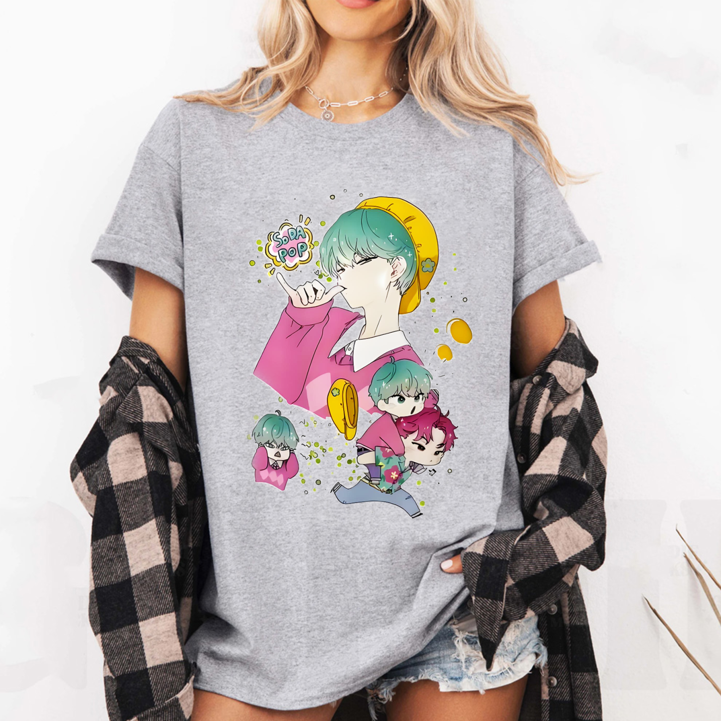 Saja Boys Kpop Demon Hunters Soda Pop Movie Fan Gift Unisex Shirt/Crewneck/Hoodie