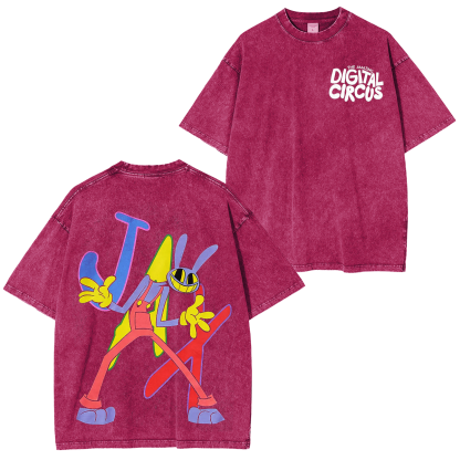The Amazing Digital Circus Jax Mineral Washed Unisex T-Shirt