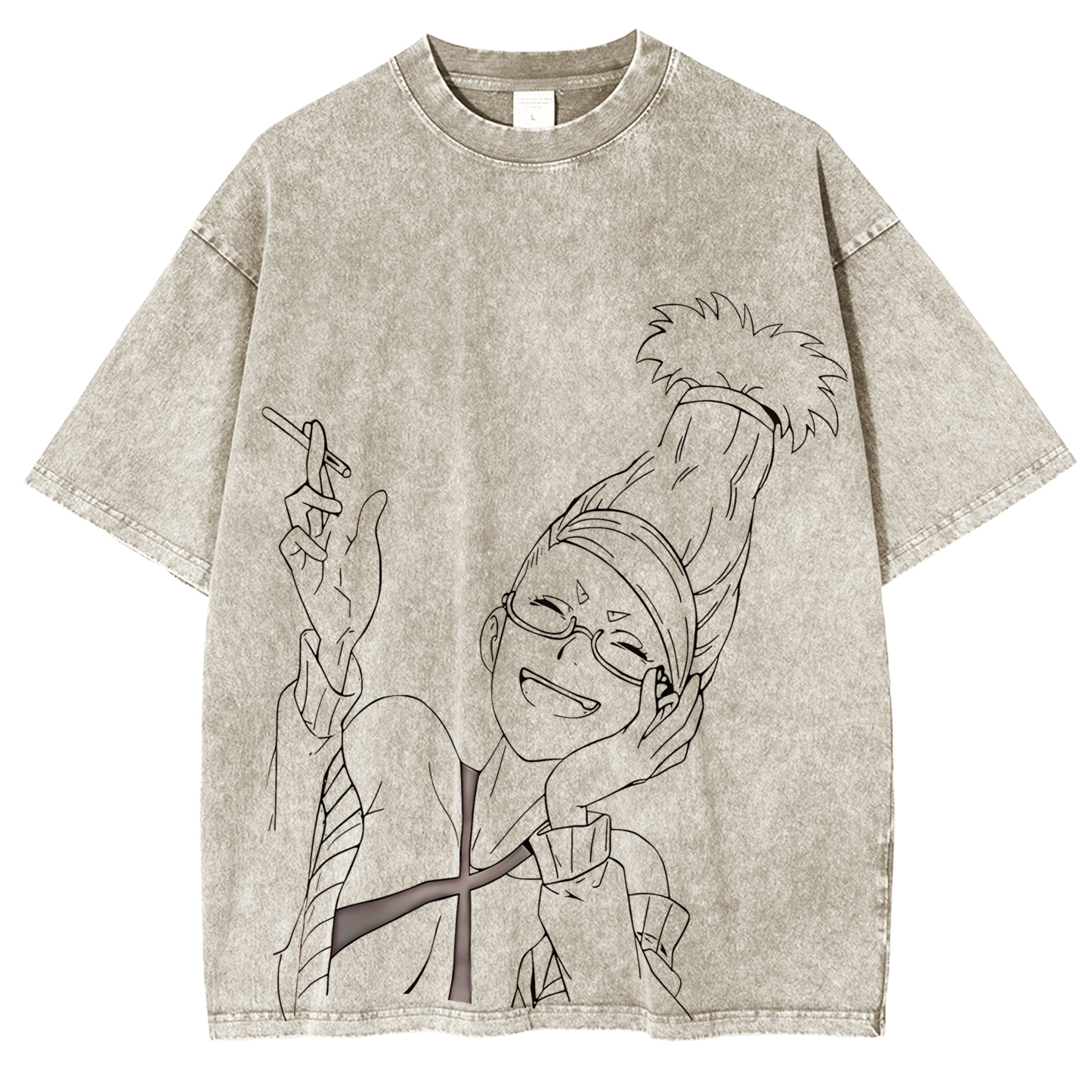 Seiko Ayase-Dandadan Vintage Unisex Washed T-Shirt