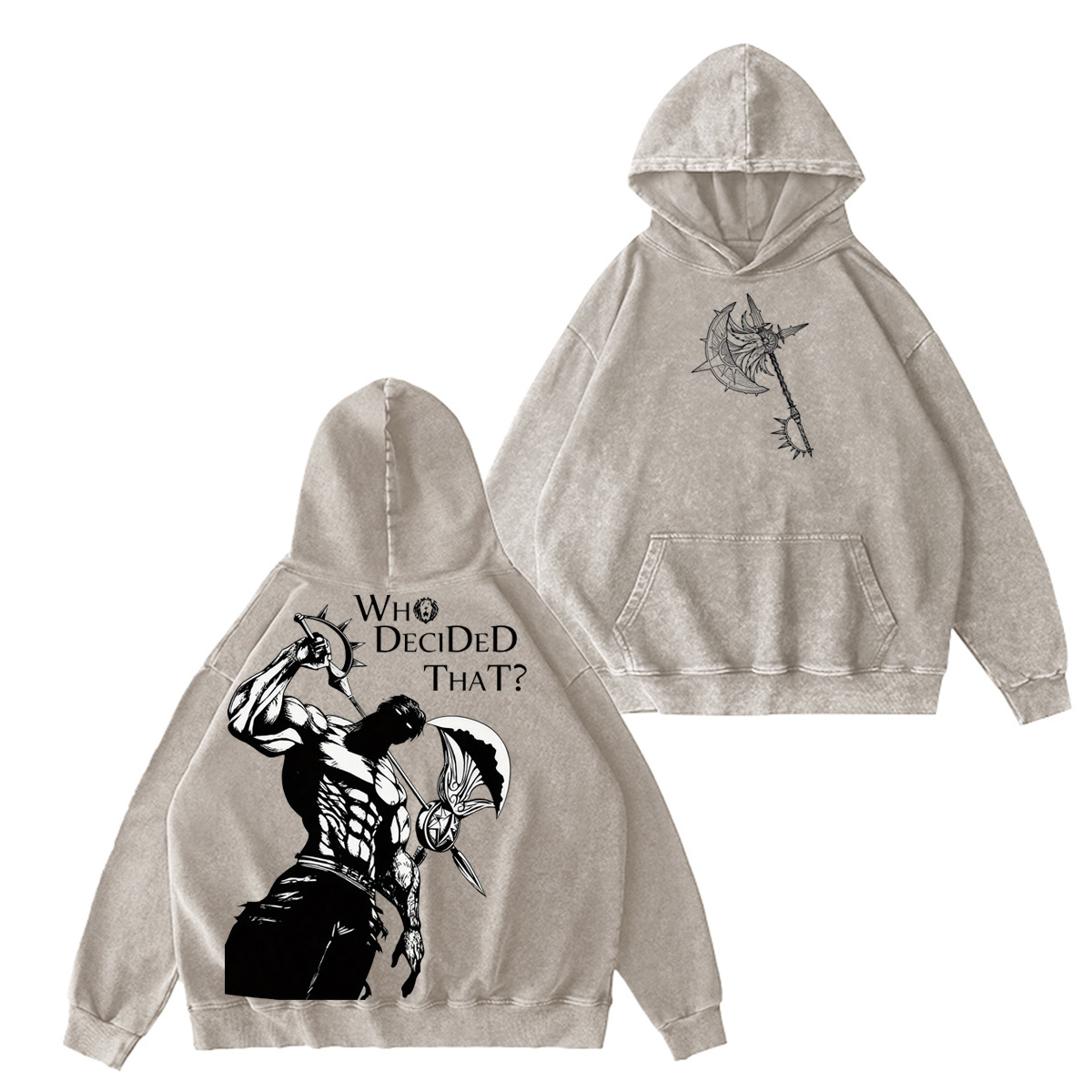 EscanorSevenDeadlySins  Oversized Washed T-shirt/Crewneck/Hoodie